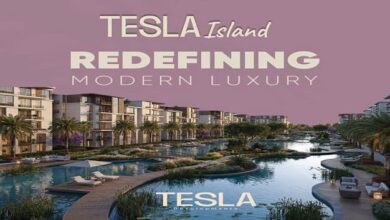 كمبوند تسلا ايلاند حدائق اكتوبر